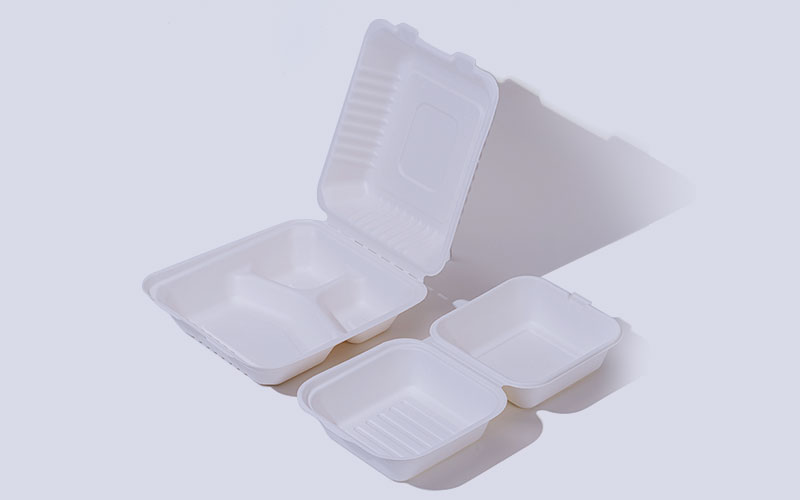 Utensílios de tabela de celulose de cana -de -açúcar