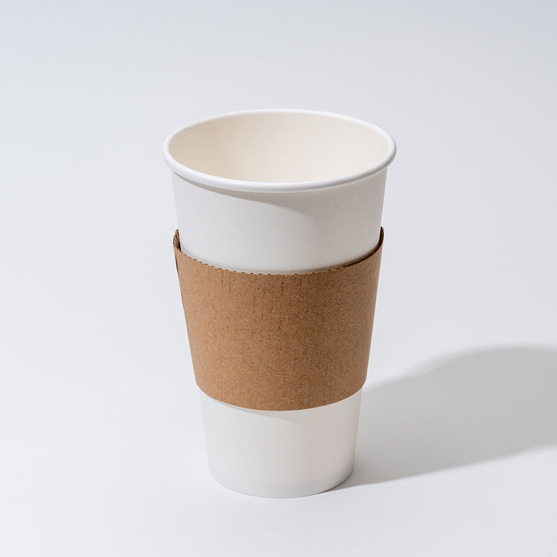 Capas compostáveis ​​para xícaras de café com logotipo