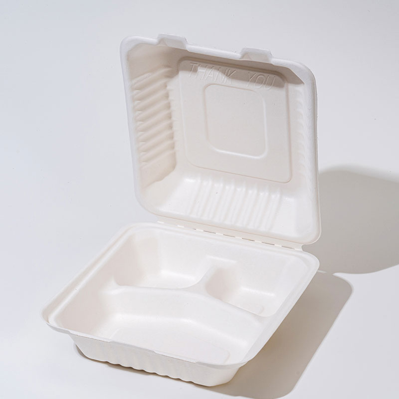 Sugarcane Pulp Clamshell