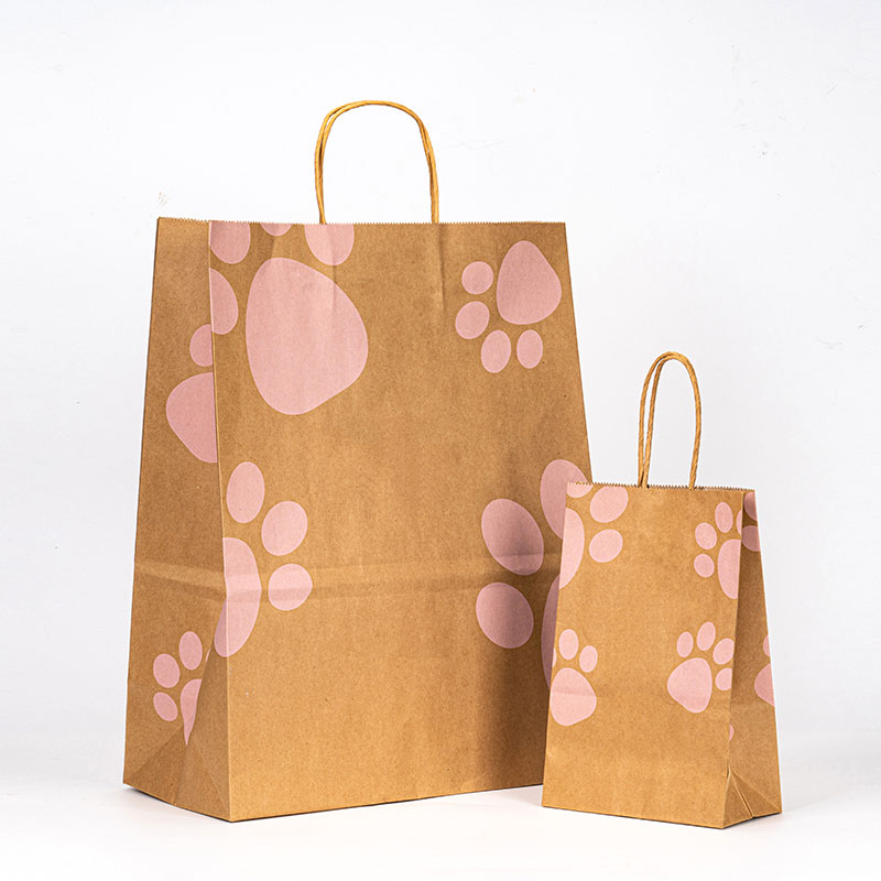 Bolsa de embalagem de papel kraft shopping